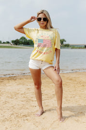GRAND OLD FLAG GARMENT DYED BOYFRIEND TEE