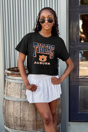 AUBURN TIGERS PURE VICTORY CLASSIC CROP TEE