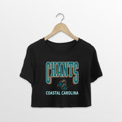 COASTAL CAROLINA CHANTICLEERS PURE VICTORY CLASSIC CROP TEE