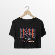 CHICAGO BEARS PURE VICTORY CLASSIC CROP TEE
