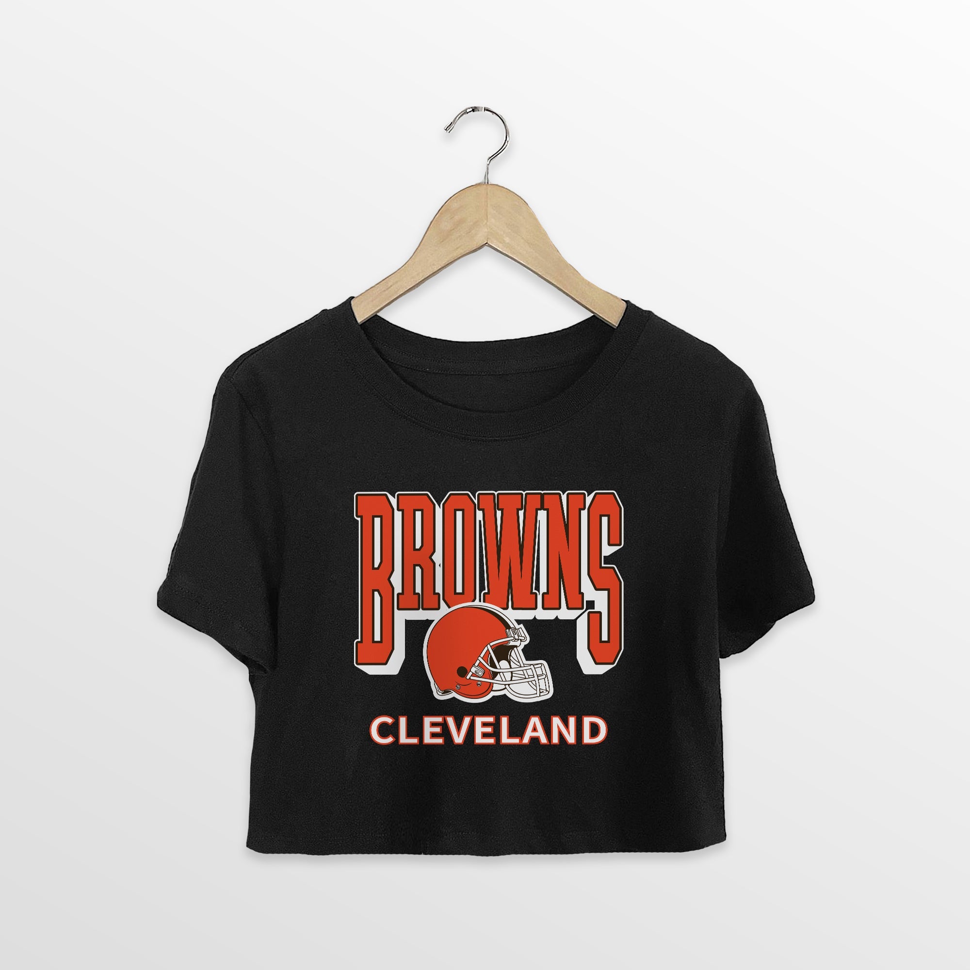 CLEVELAND BROWNS PURE VICTORY CLASSIC CROP TEE