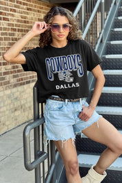 DALLAS COWBOYS PURE VICTORY CLASSIC CROP TEE