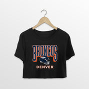 DENVER BRONCOS PURE VICTORY CLASSIC CROP TEE