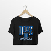 DUKE BLUE DEVILS PURE VICTORY CLASSIC CROP TEE