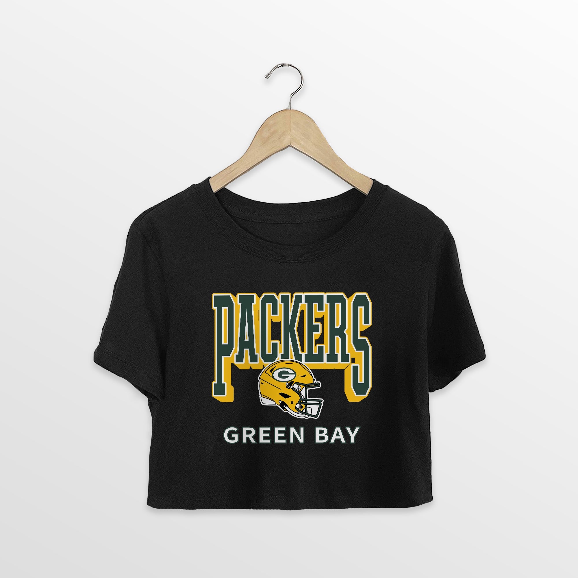 GREEN BAY PACKERS PURE VICTORY CLASSIC CROP TEE