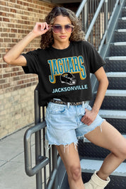 JACKSONVILLE JAGUARS PURE VICTORY CLASSIC CROP TEE