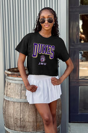 JAMES MADISON DUKES PURE VICTORY CLASSIC CROP TEE