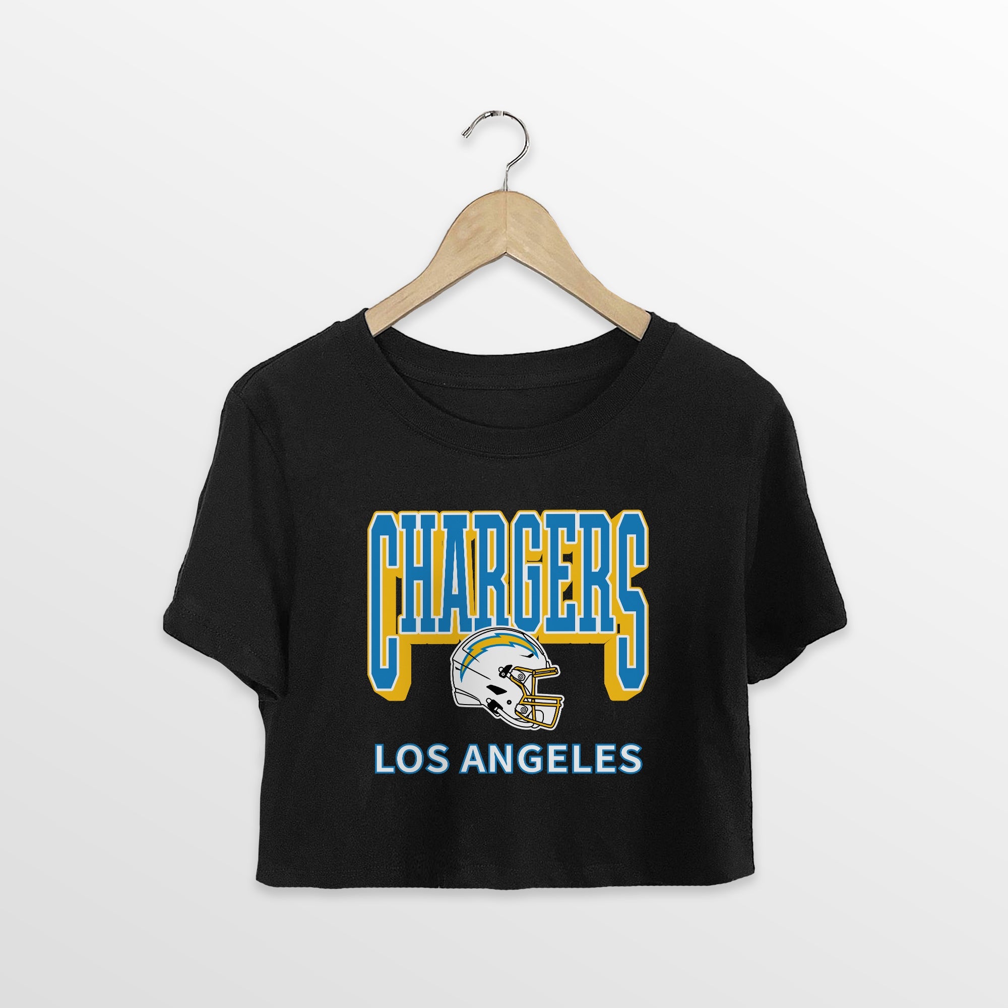 LOS ANGELES CHARGERS PURE VICTORY CLASSIC CROP TEE