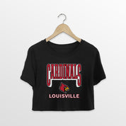 LOUISVILLE CARDINALS PURE VICTORY CLASSIC CROP TEE