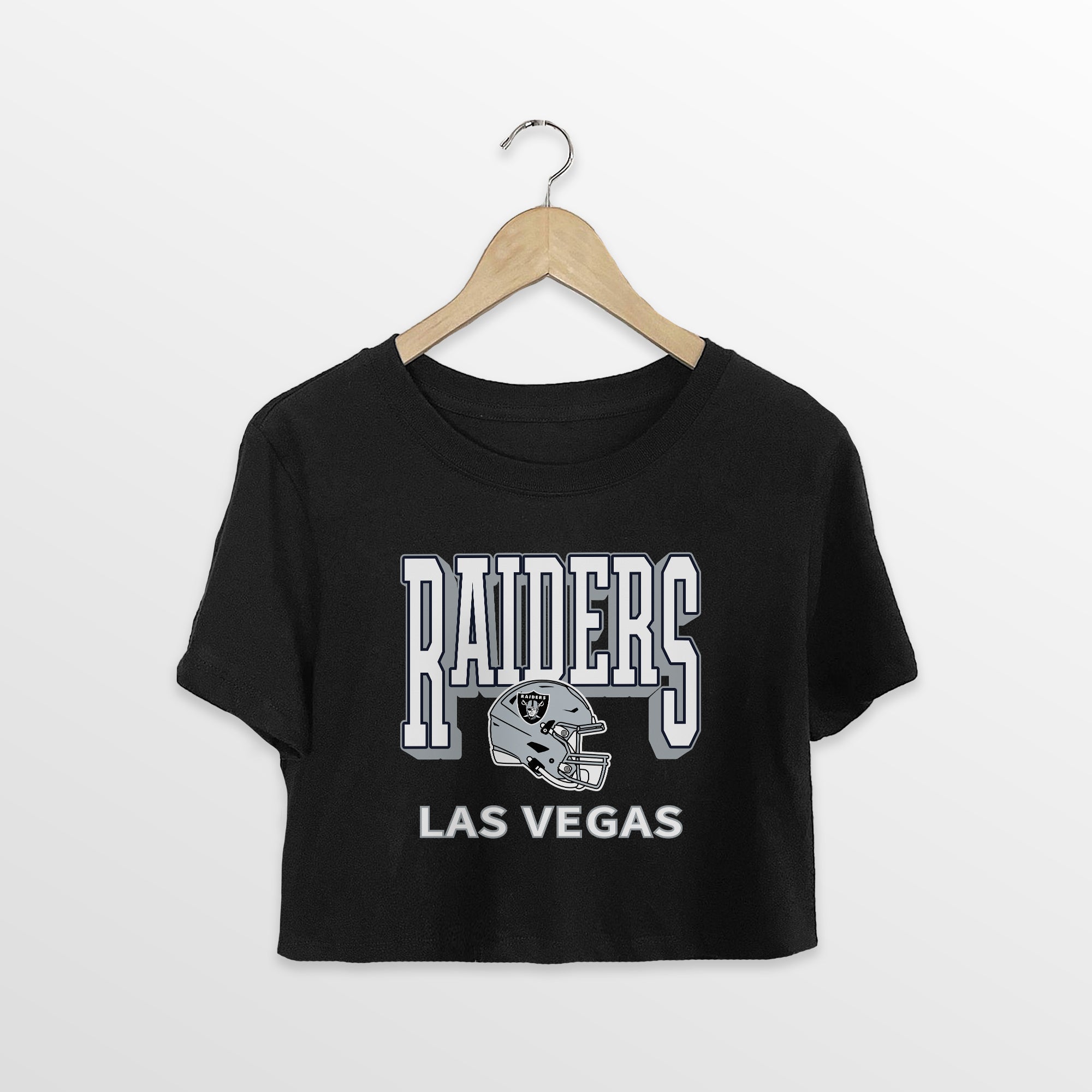LAS VEGAS RAIDERS PURE VICTORY CLASSIC CROP TEE