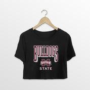 MISSISSIPPI STATE BULLDOGS PURE VICTORY CLASSIC CROP TEE