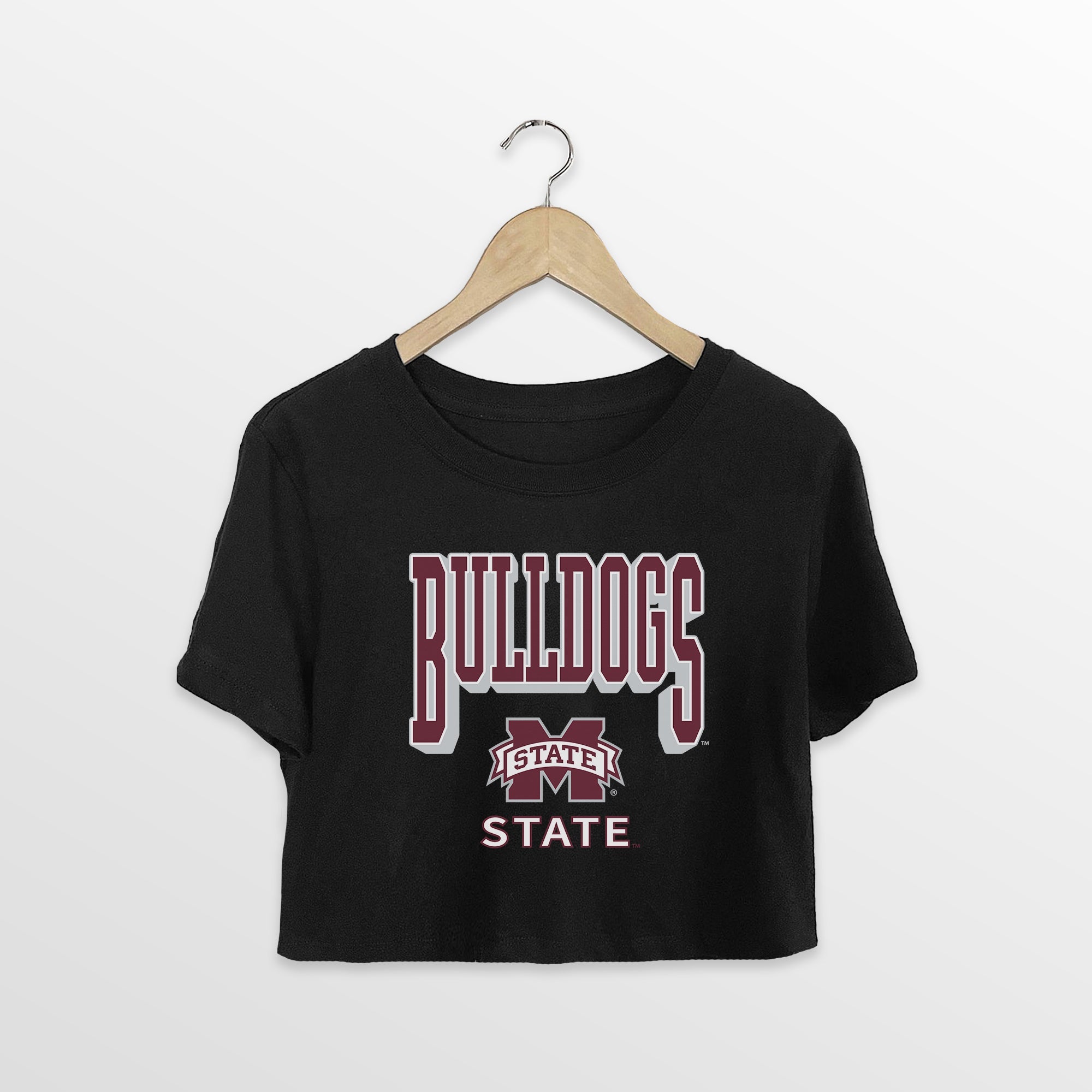MISSISSIPPI STATE BULLDOGS PURE VICTORY CLASSIC CROP TEE