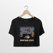 MONTANA STATE BOBCATS PURE VICTORY CLASSIC CROP TEE