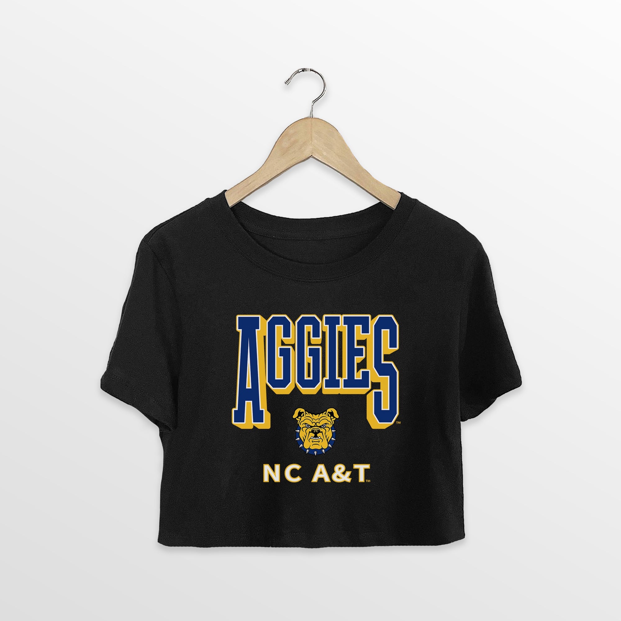 NORTH CAROLINA A&T STATE AGGIES PURE VICTORY CLASSIC CROP TEE