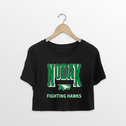 NORTH DAKOTA FIGHTING HAWKS PURE VICTORY CLASSIC CROP TEE