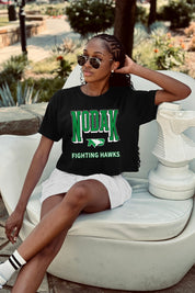 NORTH DAKOTA FIGHTING HAWKS PURE VICTORY CLASSIC CROP TEE