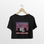 NEW ENGLAND PATRIOTS PURE VICTORY CLASSIC CROP TEE