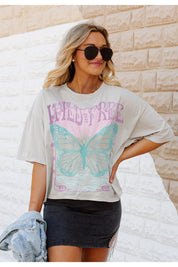 WILD AND FREE CLASSIC CROP TEE