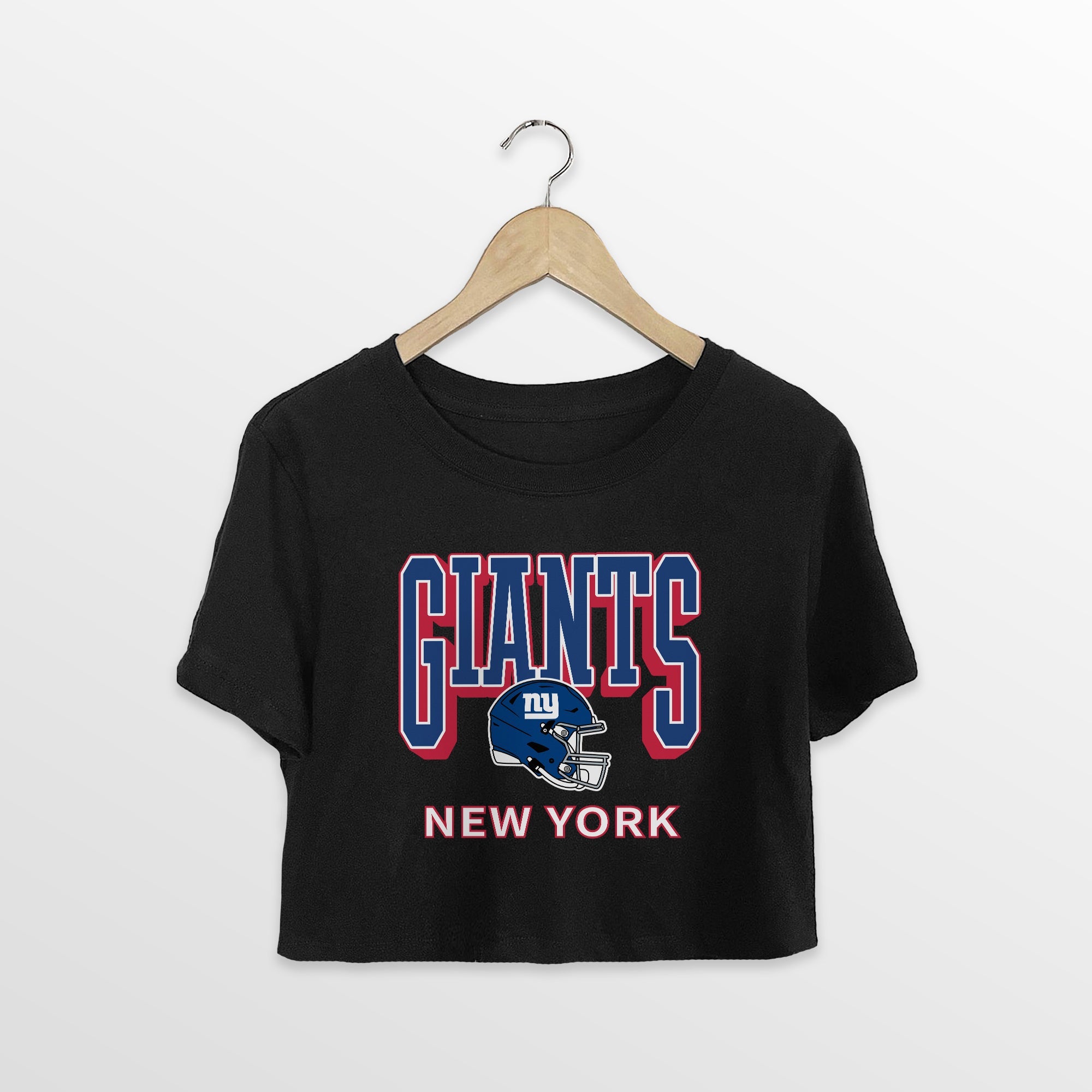 NEW YORK GIANTS PURE VICTORY CLASSIC CROP TEE