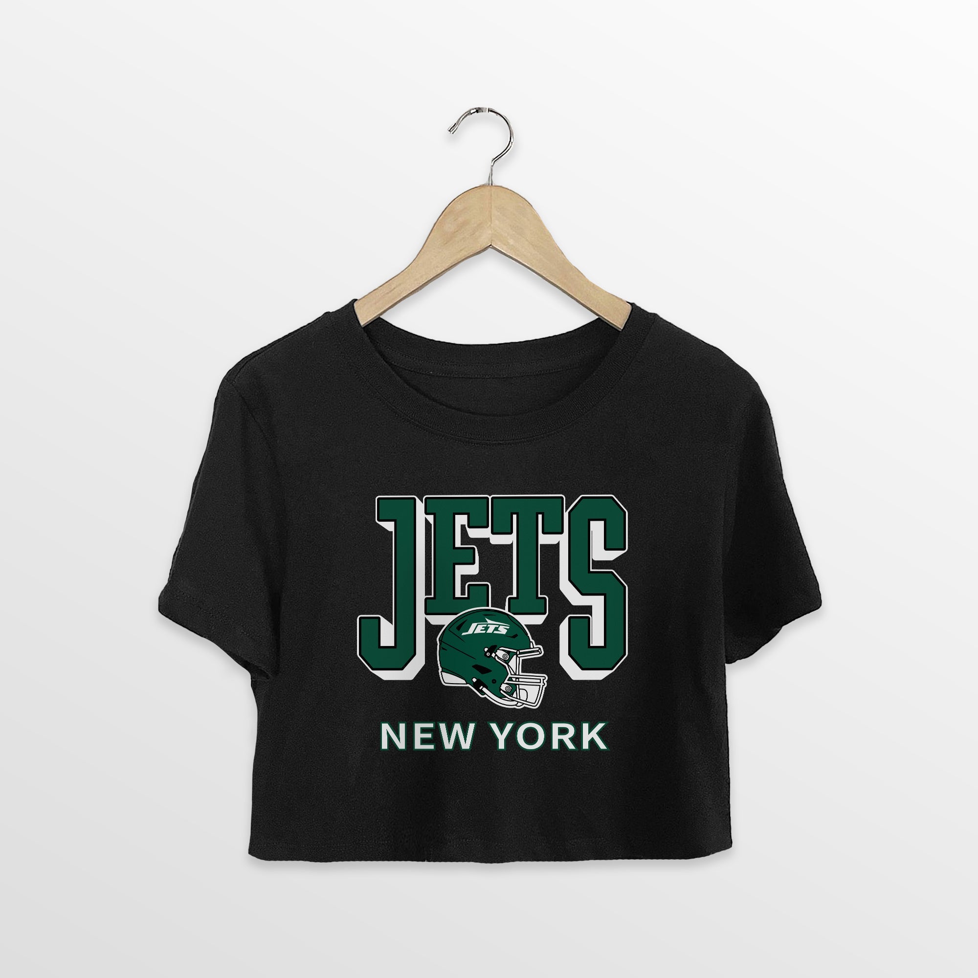 NEW YORK JETS PURE VICTORY CLASSIC CROP TEE