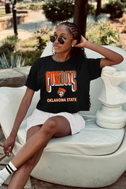 OKLAHOMA STATE COWBOYS PURE VICTORY CLASSIC CROP TEE