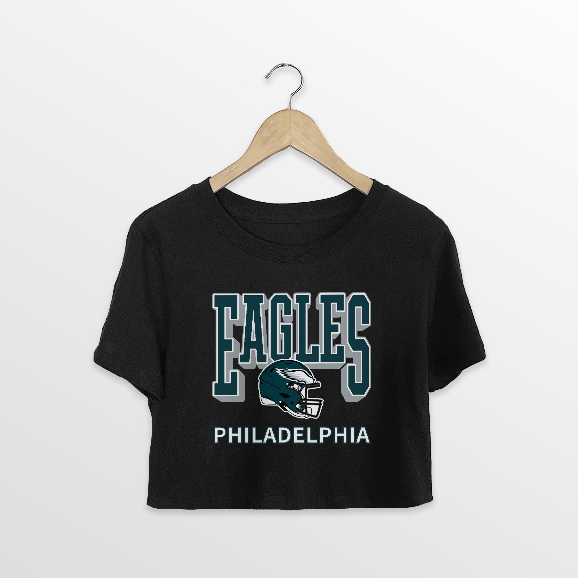 PHILADELPHIA EAGLES PURE VICTORY CLASSIC CROP TEE