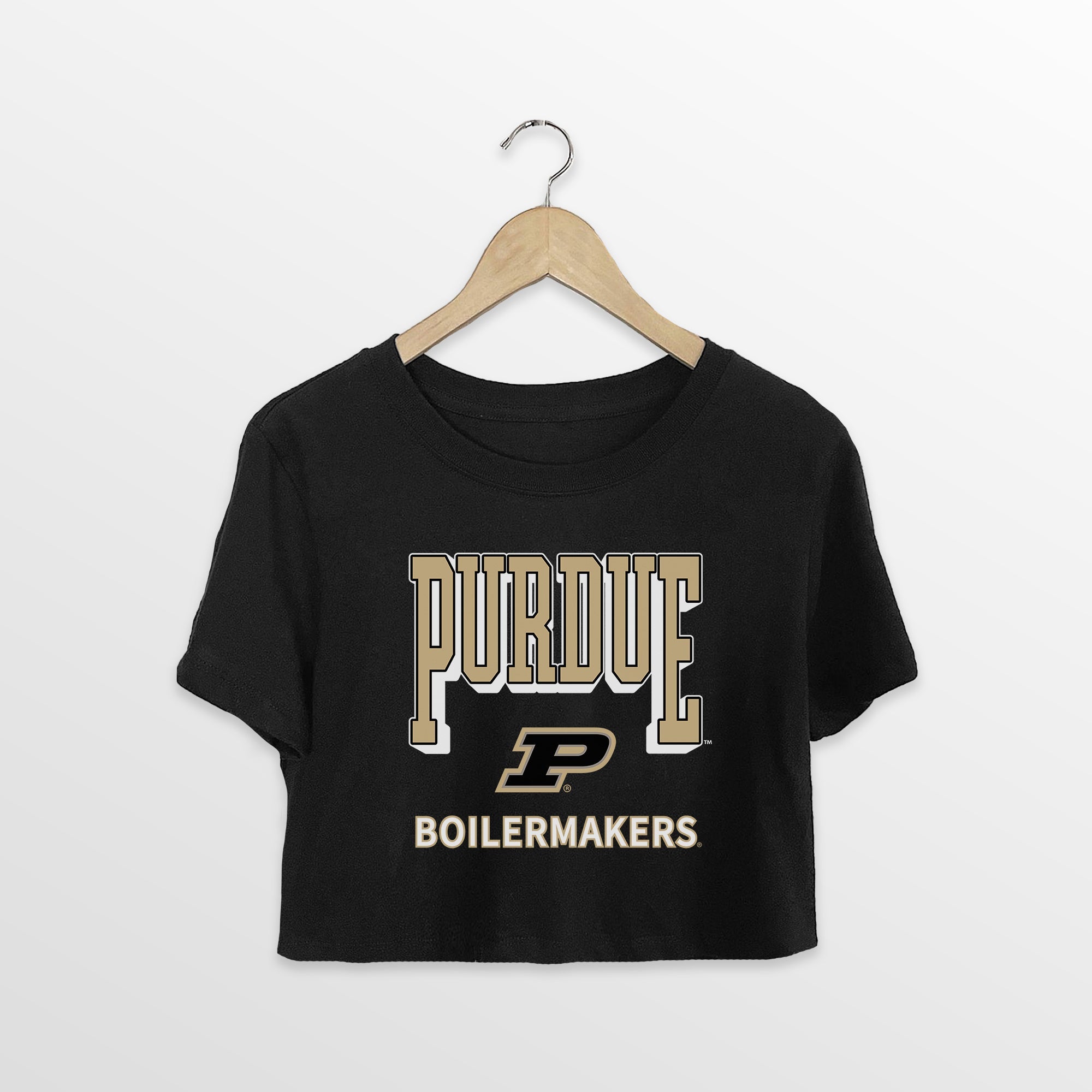 PURDUE BOILERMAKERS PURE VICTORY CLASSIC CROP TEE