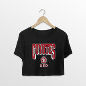 SOUTH DAKOTA COYOTES PURE VICTORY CLASSIC CROP TEE