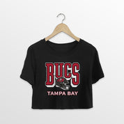 TAMPA BAY BUCCANEERS PURE VICTORY CLASSIC CROP TEE