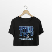 TENNESSEE TITANS PURE VICTORY CLASSIC CROP TEE