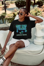 TULANE GREEN WAVE PURE VICTORY CLASSIC CROP TEE