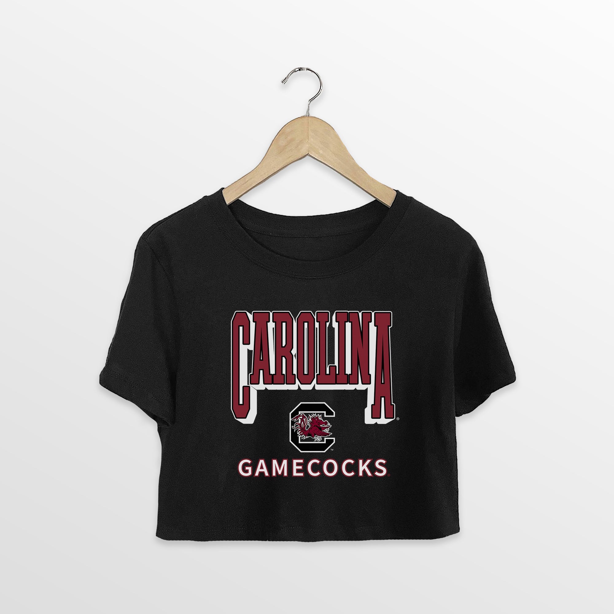 SOUTH CAROLINA GAMECOCKS PURE VICTORY CLASSIC CROP TEE
