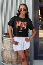 USC TROJANS PURE VICTORY CLASSIC CROP TEE