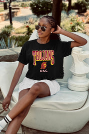 USC TROJANS PURE VICTORY CLASSIC CROP TEE