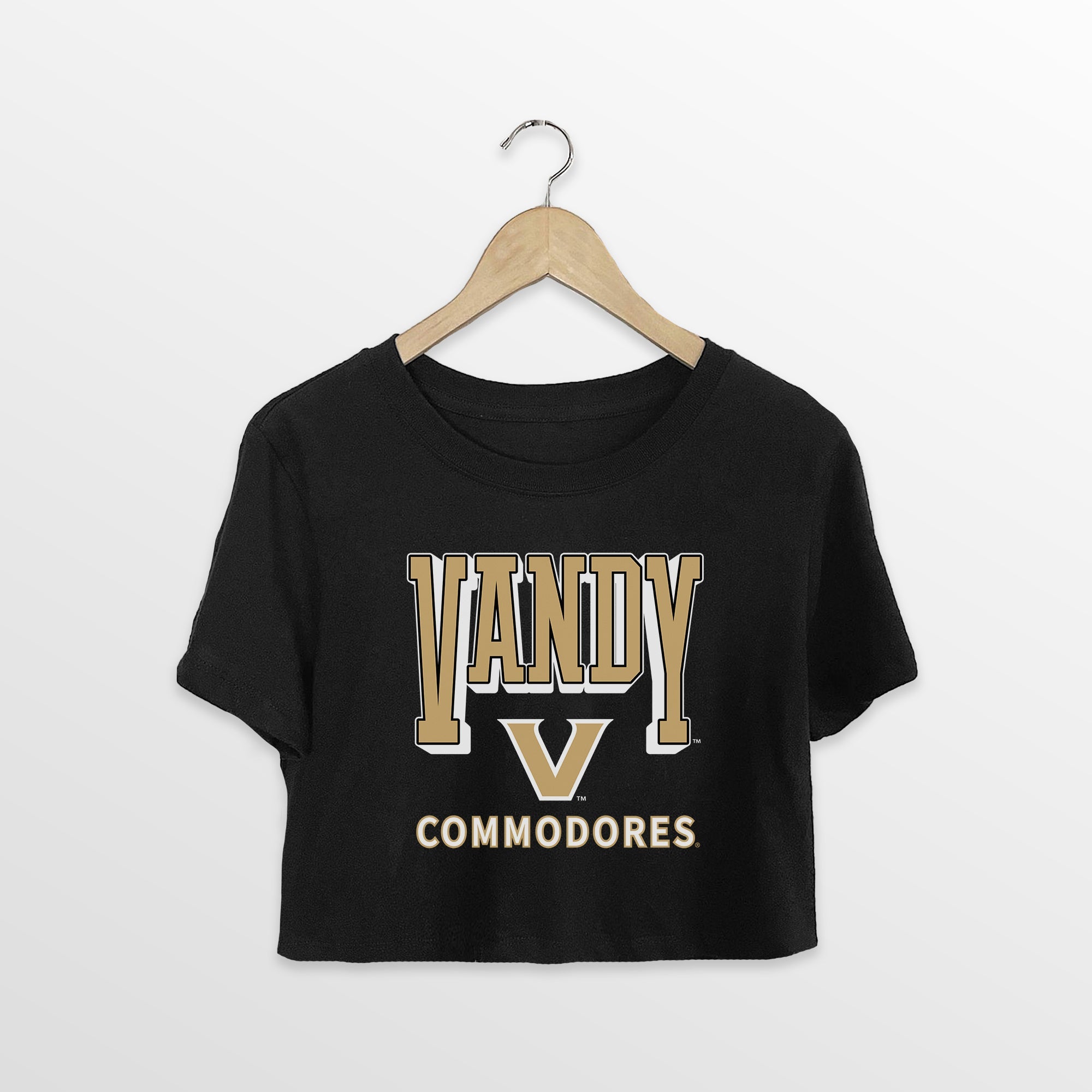 VANDERBILT COMMODORES PURE VICTORY CLASSIC CROP TEE