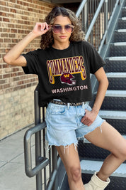 WASHINGTON COMMANDERS PURE VICTORY CLASSIC CROP TEE