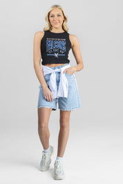 AIR FORCE FALCONS MIC DROP ESSENTIAL RIBBED CROP TANK