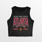 ATLANTA UNITED FC MIC DROP ESSENTIAL RIBBED CROP TANK