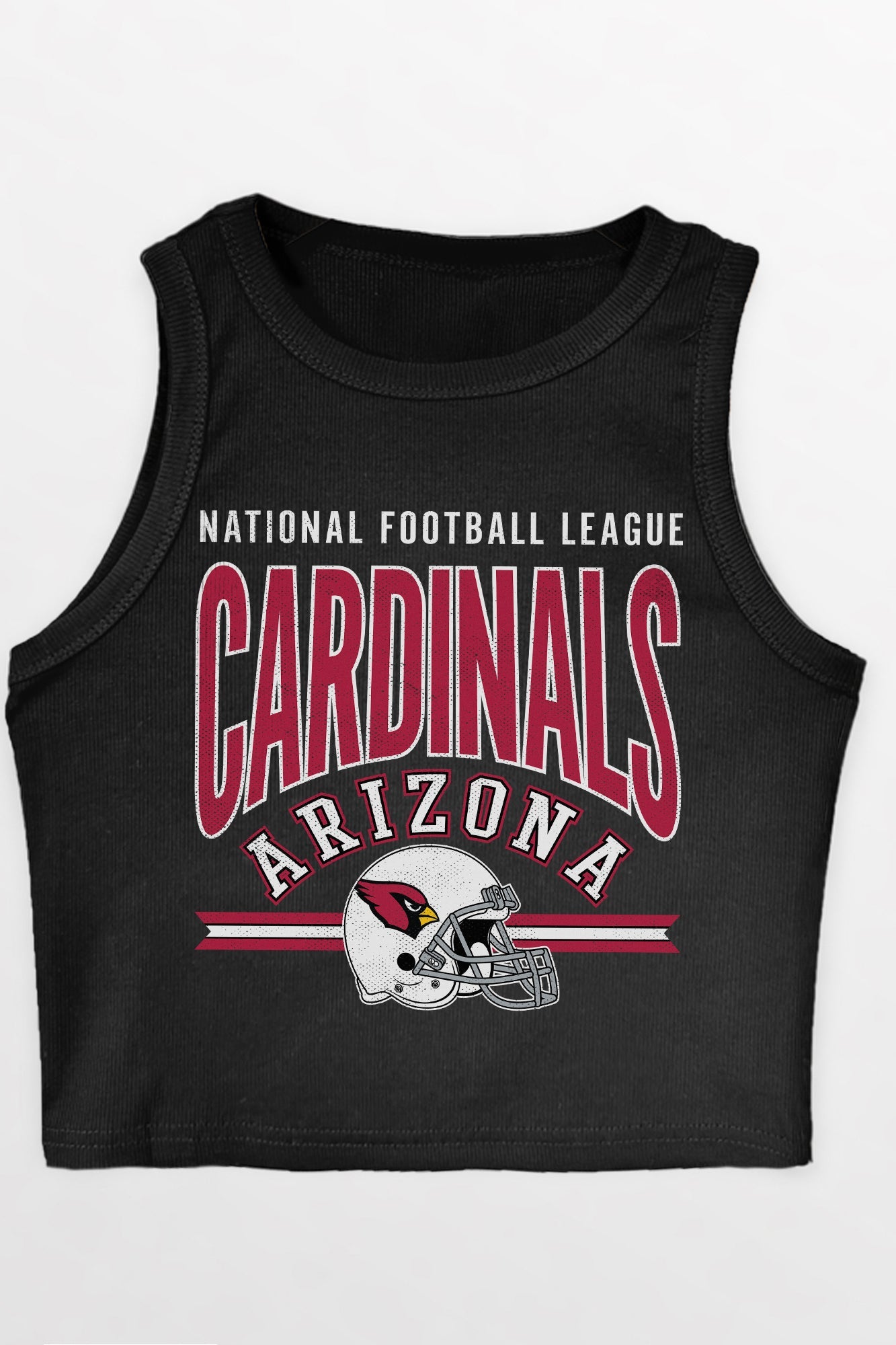 ARIZONA CARDINALS MIC DROP ESSENTIAL RIBBED CROP TANK
