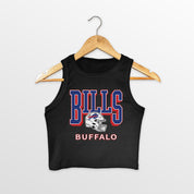 BUFFALO BILLS PURE VICTORY ESSENTIAL RIBBED CROP TANK