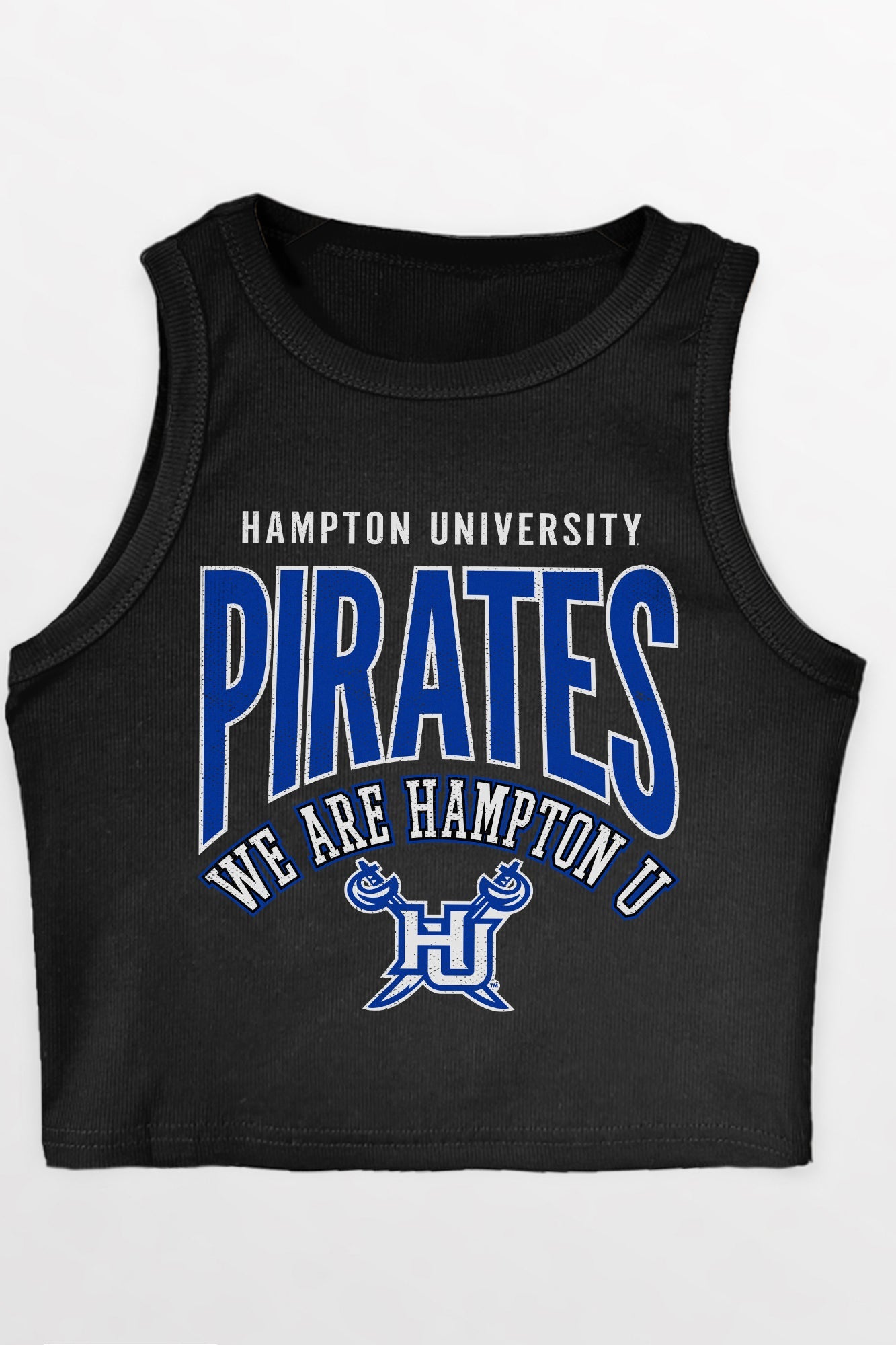 HAMPTON PIRATES MIC DROP ESSENTIAL RIBBED CROP TANK