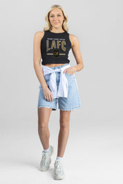 LOS ANGELES FC MIC DROP ESSENTIAL RIBBED CROP TANK
