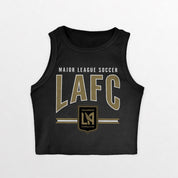 LOS ANGELES FC MIC DROP ESSENTIAL RIBBED CROP TANK