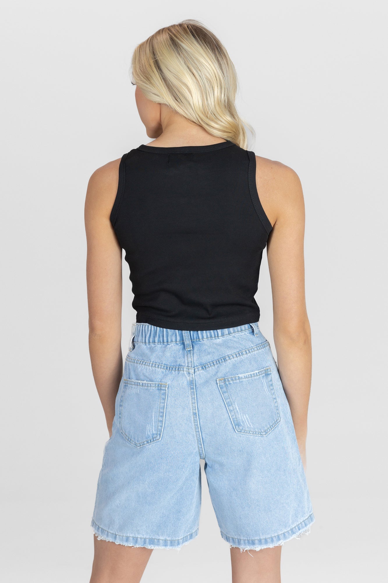 MINNESOTA GOLDEN GOPHERS MIC DROP ESSENTIAL RIBBED CROP TANK