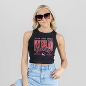 NEW ENGLAND REVOLUTION MIC DROP ESSENTIAL RIBBED CROP TANK