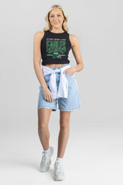 PHILADELPHIA EAGLES MIC DROP ESSENTIAL RIBBED CROP TANK