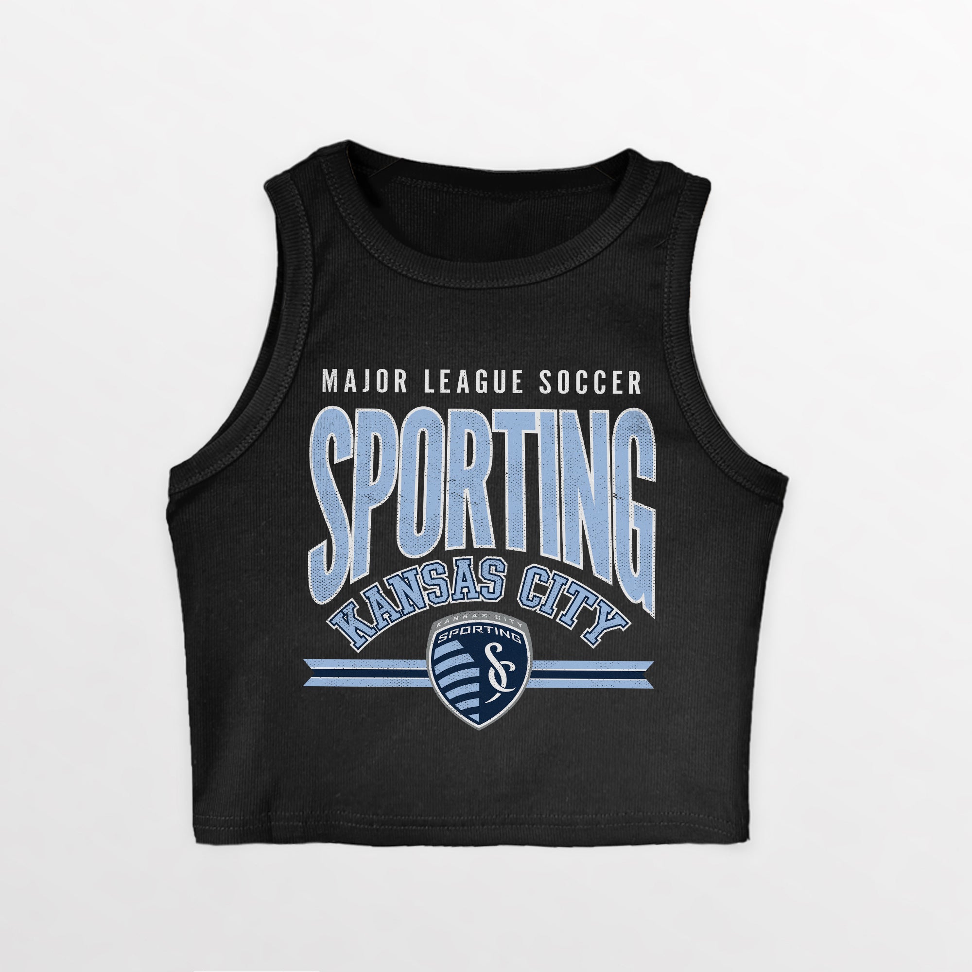 SPORTING KANSAS CITY MIC DROP ESSENTIAL RIBBED CROP TANK