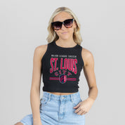 ST. LOUIS CITY SC MIC DROP ESSENTIAL RIBBED CROP TANK