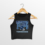 TENNESSEE TITANS PURE VICTORY ESSENTIAL RIBBED CROP TANK