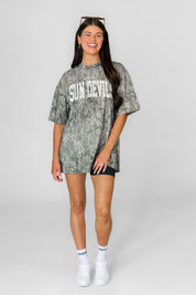 ARIZONA STATE SUN DEVILS FIELD READY VINTAGE WOODLAND CAMO UNISEX TEE